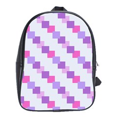 Geometric Squares School Bag (large)