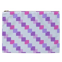 Geometric Squares Cosmetic Bag (xxl)