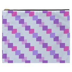 Geometric Squares Cosmetic Bag (xxxl)