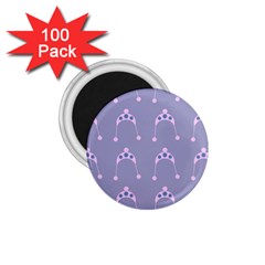 Pink Hat 1 75  Magnets (100 Pack) 