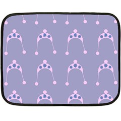 Pink Hat Double Sided Fleece Blanket (mini) 