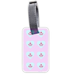 Pink Cupcake Luggage Tags (one Side) 