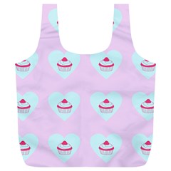 Pink Cupcake Full Print Recycle Bags (l)  by snowwhitegirl