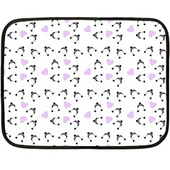 Black Hats Double Sided Fleece Blanket (mini)  by snowwhitegirl