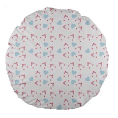 Pink Hats Large 18  Premium Round Cushions