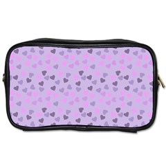 Heart Drops Violet Toiletries Bags 2-side