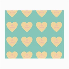 Teal Cupcakes Small Glasses Cloth