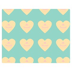 Teal Cupcakes Double Sided Flano Blanket (medium)  by snowwhitegirl