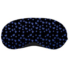 Blue Hearts Sleeping Masks by snowwhitegirl