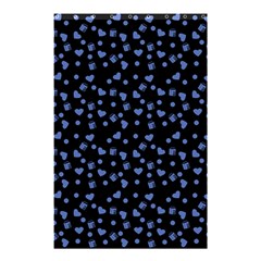 Blue Hearts Shower Curtain 48  X 72  (small) 