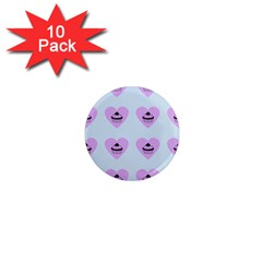 Blue Cupcake 1  Mini Magnet (10 Pack) 