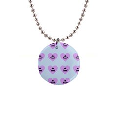 Blue Cupcake Button Necklaces by snowwhitegirl