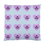 Blue Cupcake Standard Cushion Case (Two Sides) Front