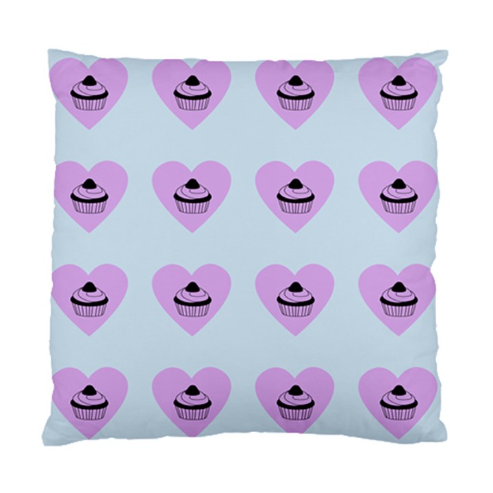 Blue Cupcake Standard Cushion Case (Two Sides)