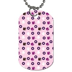 Pink Donuts Dog Tag (two Sides)