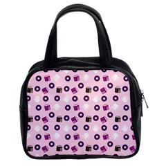 Pink Donuts Classic Handbags (2 Sides)