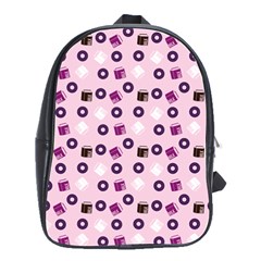 Pink Donuts School Bag (large)