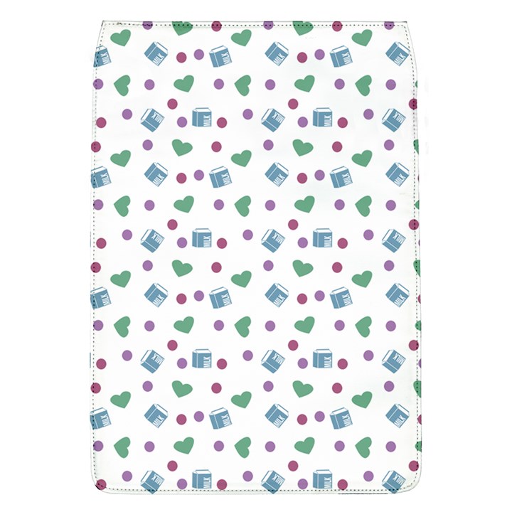 White Milk Hearts Flap Covers (L) 