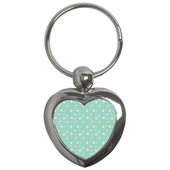 Teal Milk Hearts Key Chains (heart) 