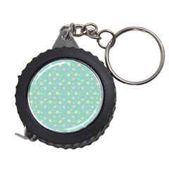 Teal Milk Hearts Measuring Tape