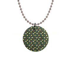 Green Milk Hearts Button Necklaces by snowwhitegirl