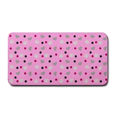 Pink Milk Hearts Medium Bar Mats