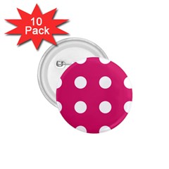 Pink Dot 1 75  Buttons (10 Pack)