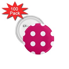 Pink Dot 1 75  Buttons (100 Pack) 