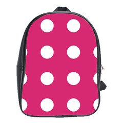 Pink Dot School Bag (large)