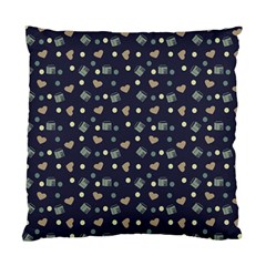 Blue Milk Hearts Standard Cushion Case (one Side)