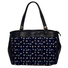 Blue Milk Hearts Office Handbags