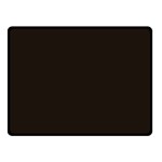 Dark Brown Double Sided Fleece Blanket (Small)  45 x34  Blanket Back