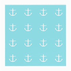 Aqua Anchor Medium Glasses Cloth