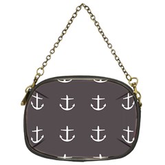 Grey Anchors Chain Purses (one Side) 