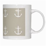 Lt Grey Anchors White Mugs Right