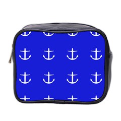 Royal Anchors Mini Toiletries Bag 2-side by snowwhitegirl