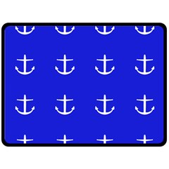 Royal Anchors Fleece Blanket (large)  by snowwhitegirl