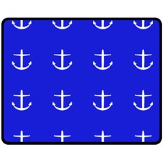 Royal Anchors Double Sided Fleece Blanket (medium) 