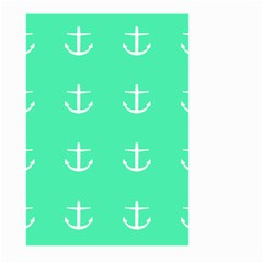 Seafoam Anchors Large Garden Flag (two Sides) by snowwhitegirl