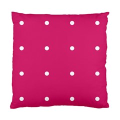 Small Pink Dot Standard Cushion Case (two Sides)