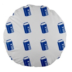 Milk Carton Large 18  Premium Round Cushions