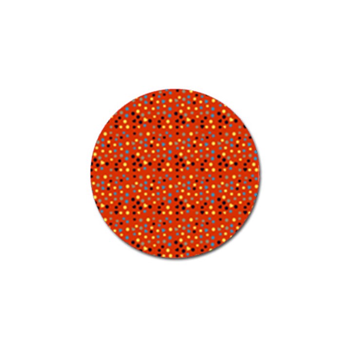 Red Retro Dots Golf Ball Marker (4 pack)