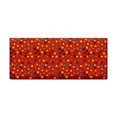 Red Retro Dots Hand Towel