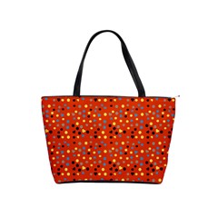 Red Retro Dots Shoulder Handbags