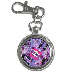 Purple Retro Pop Key Chain Watches by snowwhitegirl