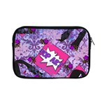 Purple Retro Pop Apple iPad Mini Zipper Cases Front