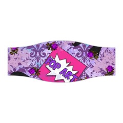 Purple Retro Pop Stretchable Headband by snowwhitegirl