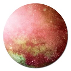 Galaxy Red Magnet 5  (round)