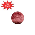 Red  Ocean Splash 1  Mini Magnet (10 pack)  Front