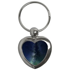 Galaxy Sky Key Chains (heart) 